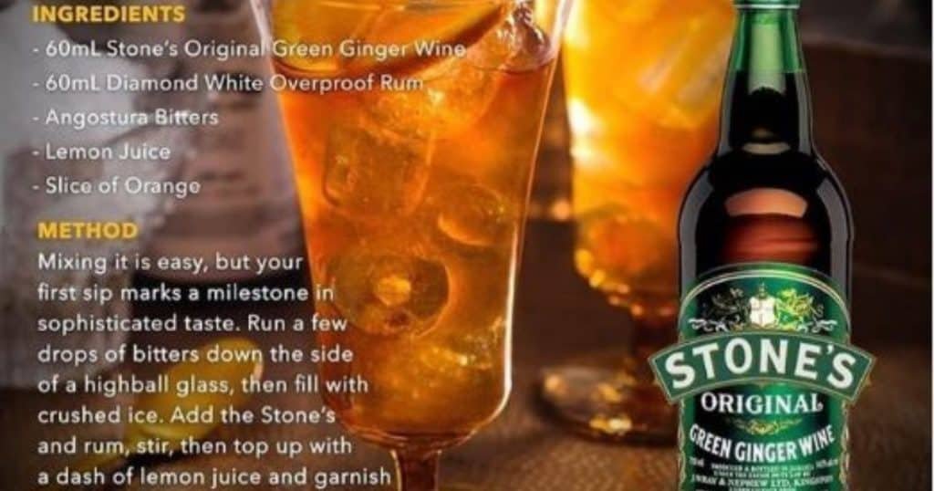 Stones Green Ginger Wine Image Credit @stonesgingerwine