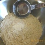 Jamaican food - Salt fish fritters flour mix
