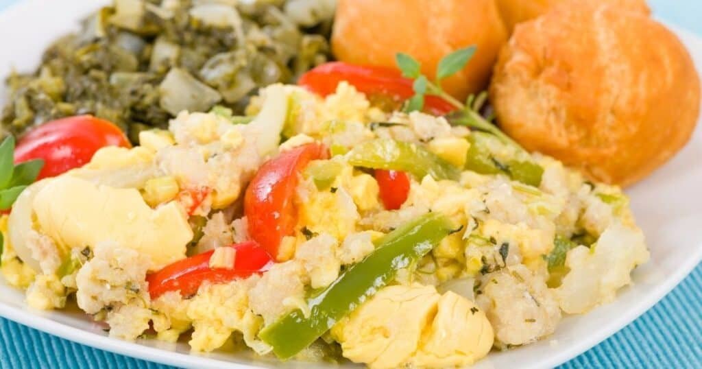 Ackee-and-Saltfish-with-fried-dumplings