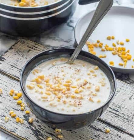 Vegan Hominy Corn Porridge